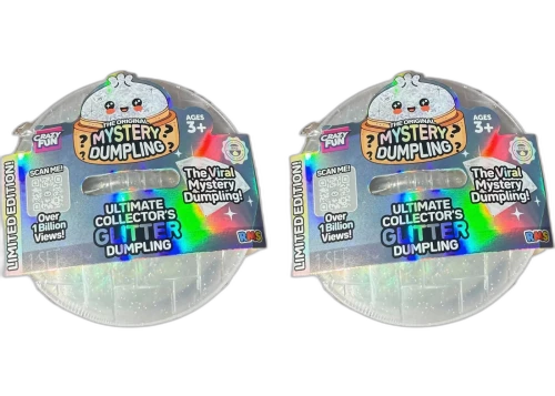 Squishy Bun The Original Mystery Dumpling - Ultimate Collectors Glitter Dumpling Edition Blind Box 2x Lot