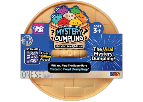Squishy Bun The Original Viral Msytery Dumpling - Metallic Pearl Dumpling Blind Box