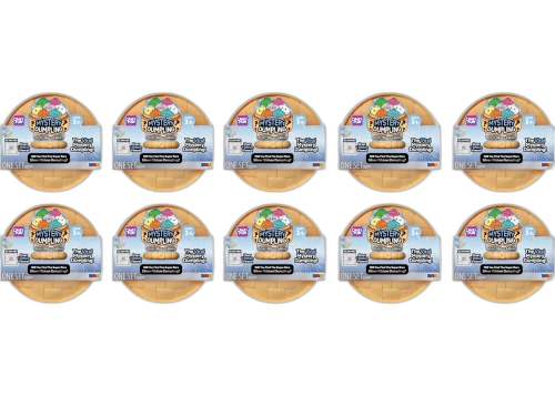 Squishy Bun The Original Viral Msytery Dumpling - Silver Ribbon Edition Blind Box 10x Lot