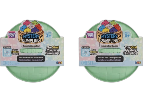 Squishy Bun The Original Viral Mystery Dumpling - Celebration Edition Blind Box 2x Lot