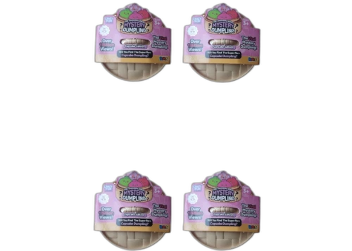 Squishy Bun The Original Viral Mystery Dumpling Mini Cupcake Edition Blind Box 4x Lot