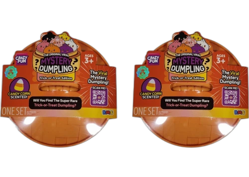 Squishy Bun The Original Viral Mystery Dumpling - Trick or Treat Edition Blind Box 2x Lot