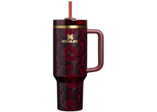 Stanley Halloween Quencher H2.0 Flowstate Tumbler 40 oz Bordeaux Lace