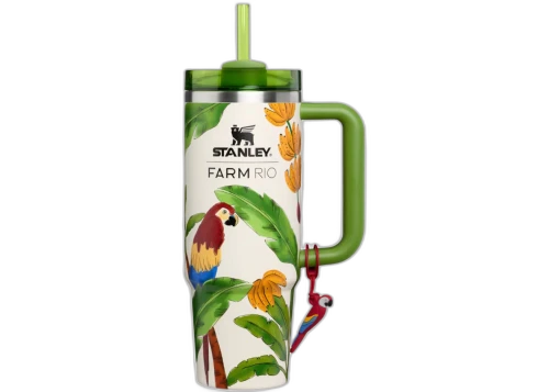 Stanley x Farm Rio Quencher H2.0 Flowstate 30oz Tumbler Tropical Destiny