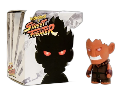 Street Fighter x Kidrobot x Bait SDCC Exclusive Akuma 3 Inch Figure Figure