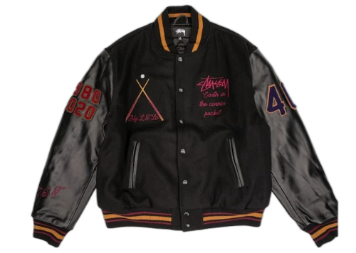 Stussy 40th Anniversary IST Jacket Black