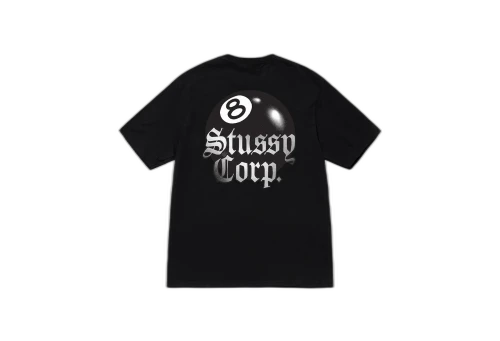 Stussy 8 Ball Corp Tee Black (SS23)