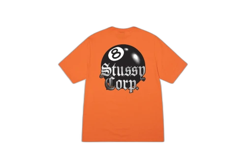 Stussy 8 Ball Corp Tee Coral (SS23)