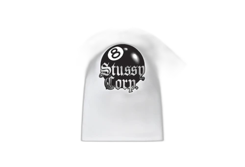 Stussy 8 Ball Corp Tee White (SS23)