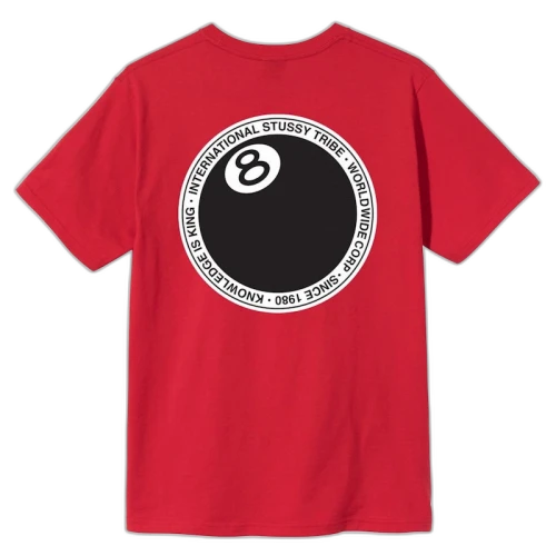 Stussy 8 Ball Dot T-shirt Red