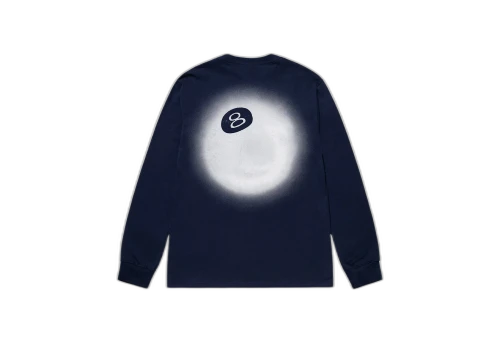 Stussy 8 Ball Fade LS Tee Navy (FW22)