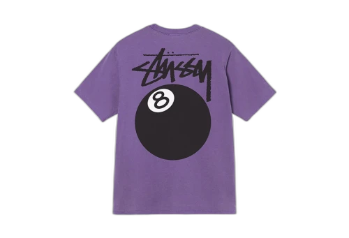 Stussy 8 Ball Pigment Dyed Tee Purple (SS22)