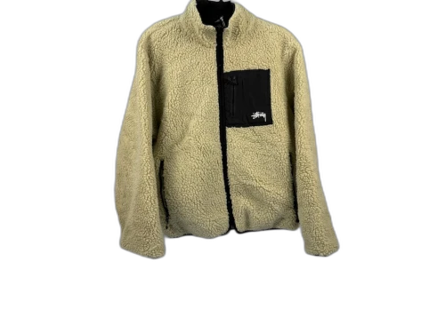 Stüssy 8 Ball Sherpa Jacket Natural