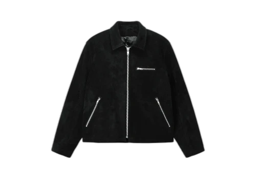 Stussy 8 Ball Suede Bing Jacket Black (FW22)