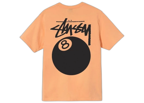 Stussy 8 Ball Tee Peach
