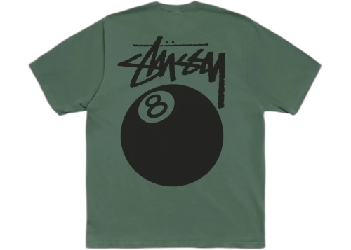 Stussy 8 Ball Tee Pigment Dyed Pine