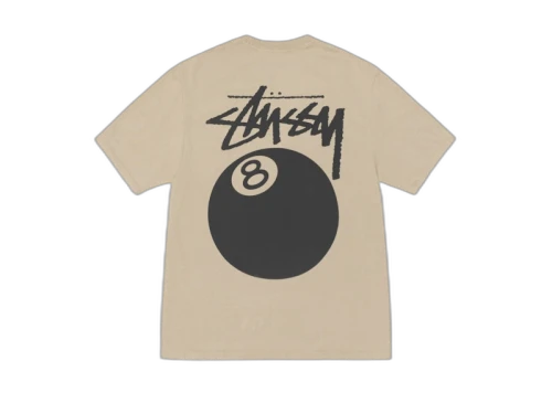 Stussy 8 Ball Tee Pigment Dyed T-shirt Khaki