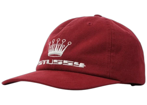 Stussy 93 Slick Crown Low Pro Cap Cardinal