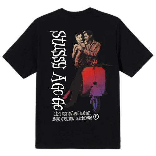 Stussy A Go Go T-shirt Black