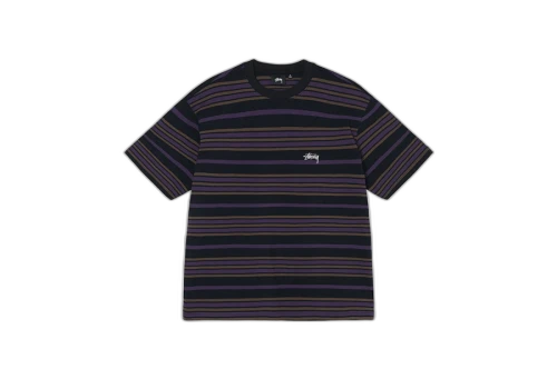 Stussy Alton Stripe Crew Black (FW22)