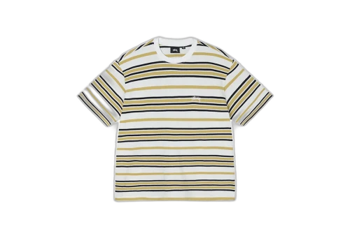 Stussy Alton Stripe Crew Bone (FW22)