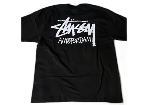Stussy Amsterdam Chapter T-Shirt Black
