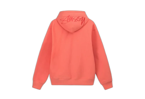Stussy Back Applique Hoodie Hot Pink (FW22)