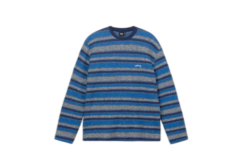 Stussy Baja Stripe LS Crew Blue (FW22)