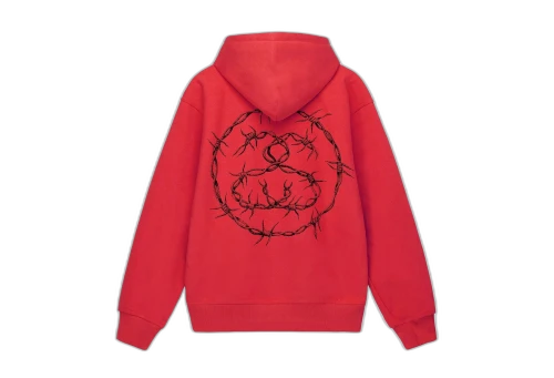 Stussy Barb Hoodie Red (SS23)