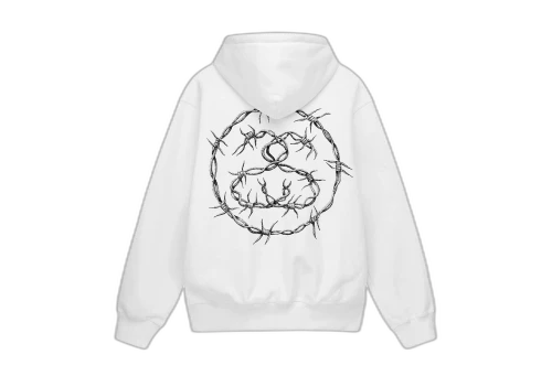 Stussy Barb Hoodie White (SS23)