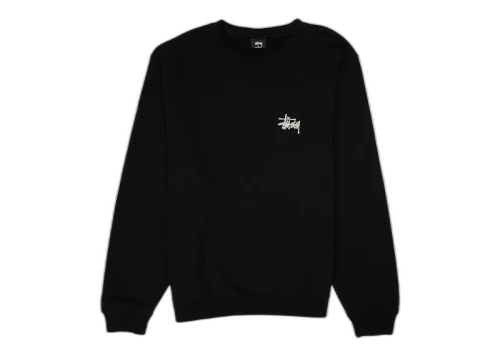 Stussy Basic Crew Black