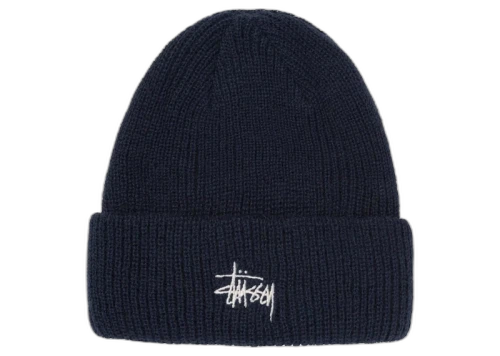Stussy Basic Cuff Beanie Navy