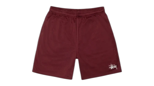 Stussy Basic Mesh Short Dark Red