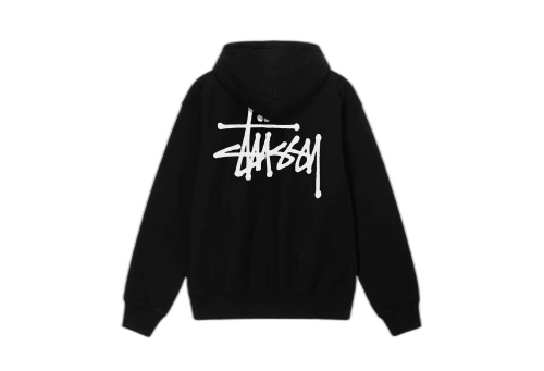 Stussy Basic Pigment Dyed Hoodie Black (SS23)