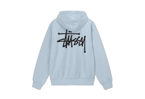 Stussy Basic Pigment Dyed Hoodie Sky Blue (SS23)