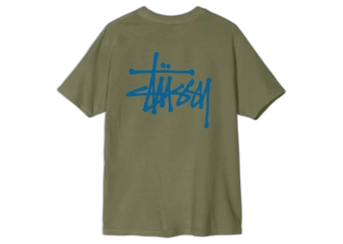 Stussy Basic Pigment Dyed Tee Olive