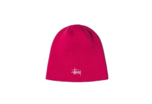 Stussy Basic Skullcap Beanie Raspberry (FW22)