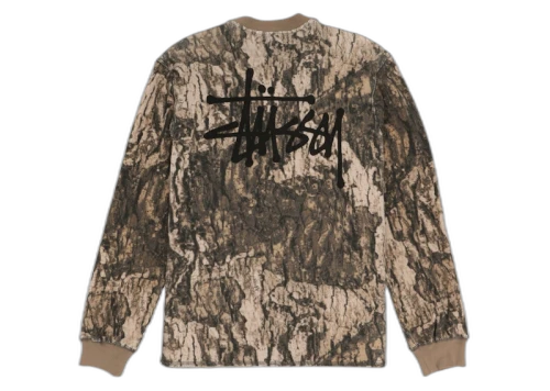 Stussy Basic Stock L/S Thermal Relic Camo
