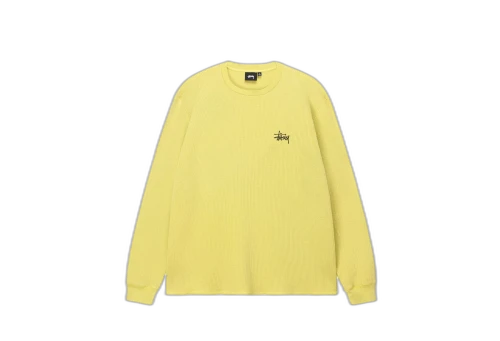 Stussy Basic Stock LS Thermal Yellow (FW22)
