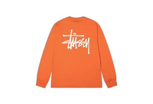 Stussy Basic Stussy LS Tee Coral (SS23)