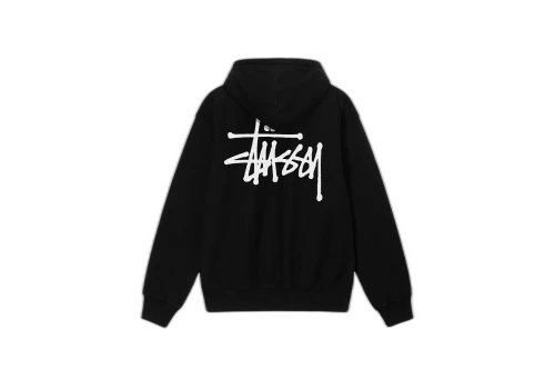 Stussy Basic Stussy Pigment Dyed Hoodie Black (SS23)