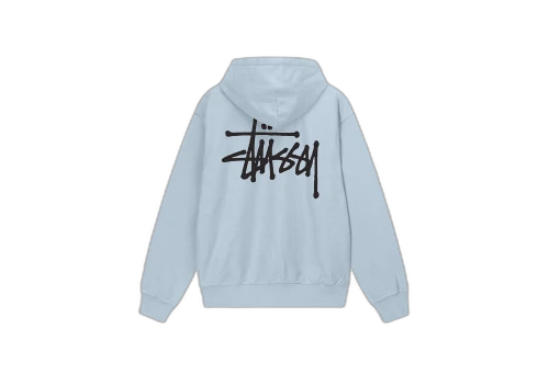 Stussy Basic Stussy Pigment Dyed Hoodie Sky Blue (SS23)