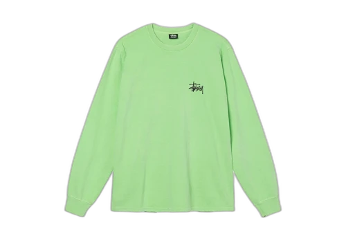 Stussy Basic Stussy Pigment Dyed LS Tee Green (SS22)