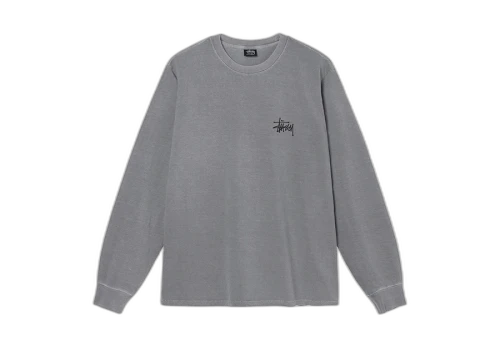 Stussy Basic Stussy Pigment Dyed LS Tee Grey (SS22)