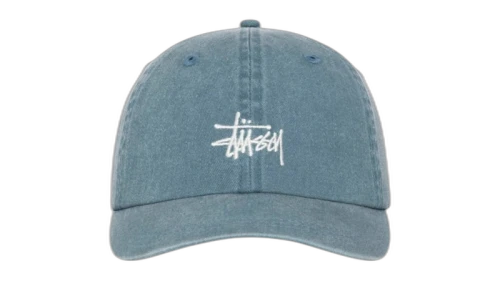 Stussy Basic Washed Stussy Cap Ink Blue