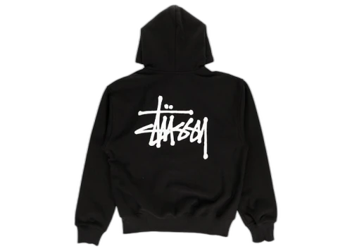 Stussy Basic Zip Hoodie Black