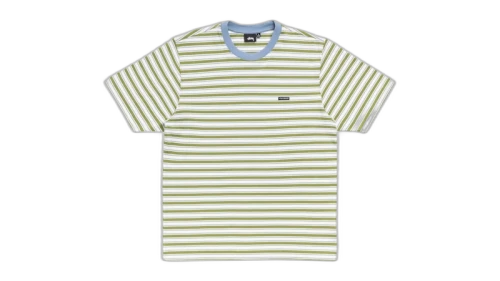 Stussy Beach Stripe Tee Moss