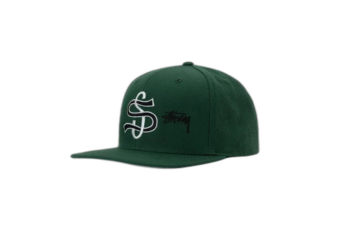 Stussy Big League Point Crown Green (FW22)