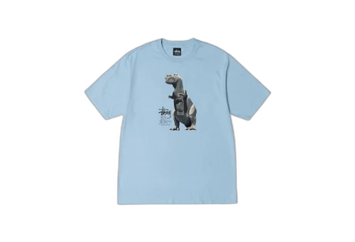 Stussy Big & Meaty Pigment Dyed Tee Sky Blue (SS23)