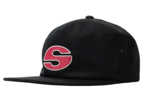 Stussy Big S Cap Black
